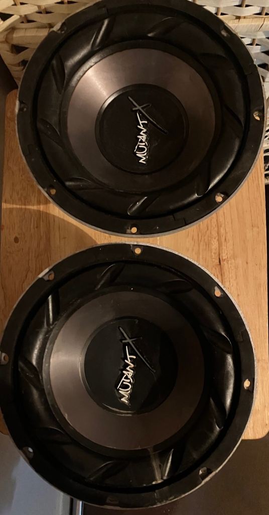 mutant x speaker 800 watt 10 inch high power subwoofer