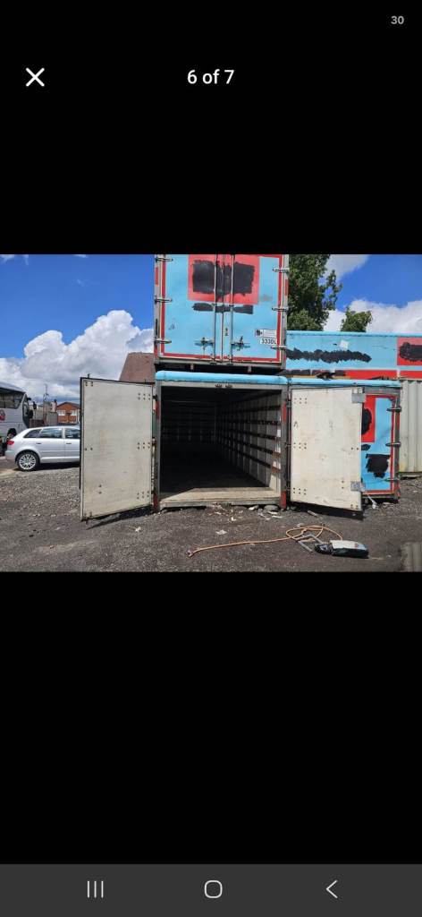 Hiab lorry service needed to move 7 containers in midlands