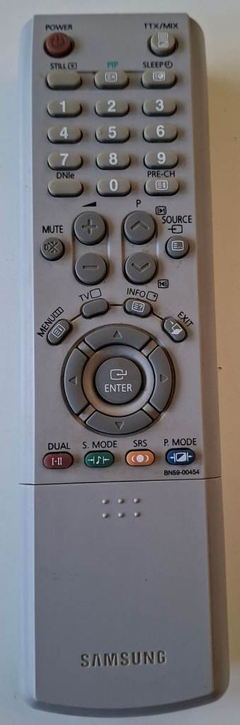 Genuine Samsung BN59-00454A TV Remote Control - Tested & Working (With Cover)