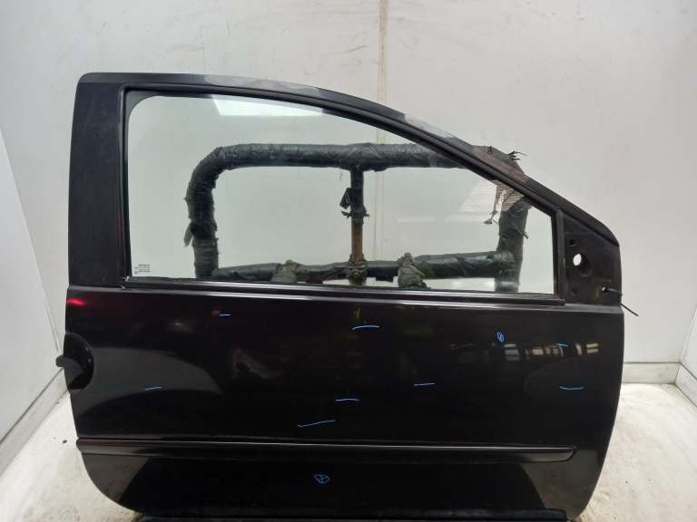 Renault Twingo Right Front Door O/S 2007-2014 Black 3 Door Hatchback 801008682r