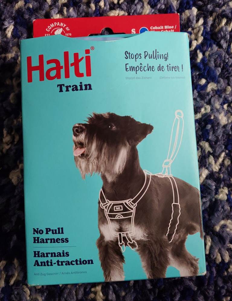 Small Cobalt Blue Halti Harness