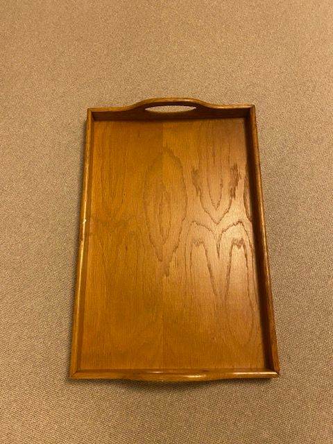 Dolphin Lipper Teakwood Serving Tray