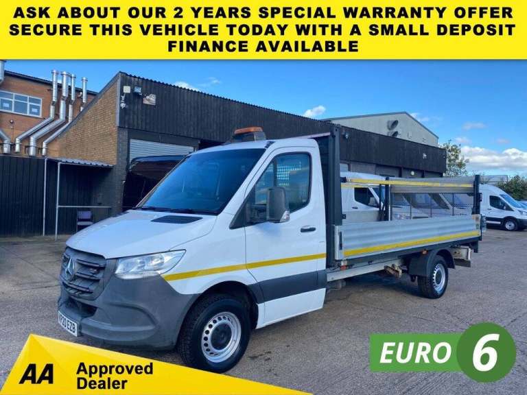 2020 20 MERCEDES-BENZ SPRINTER 2.1 316 CDI L3 RWD DROPSIDE PICK UP FLATBED TAIL