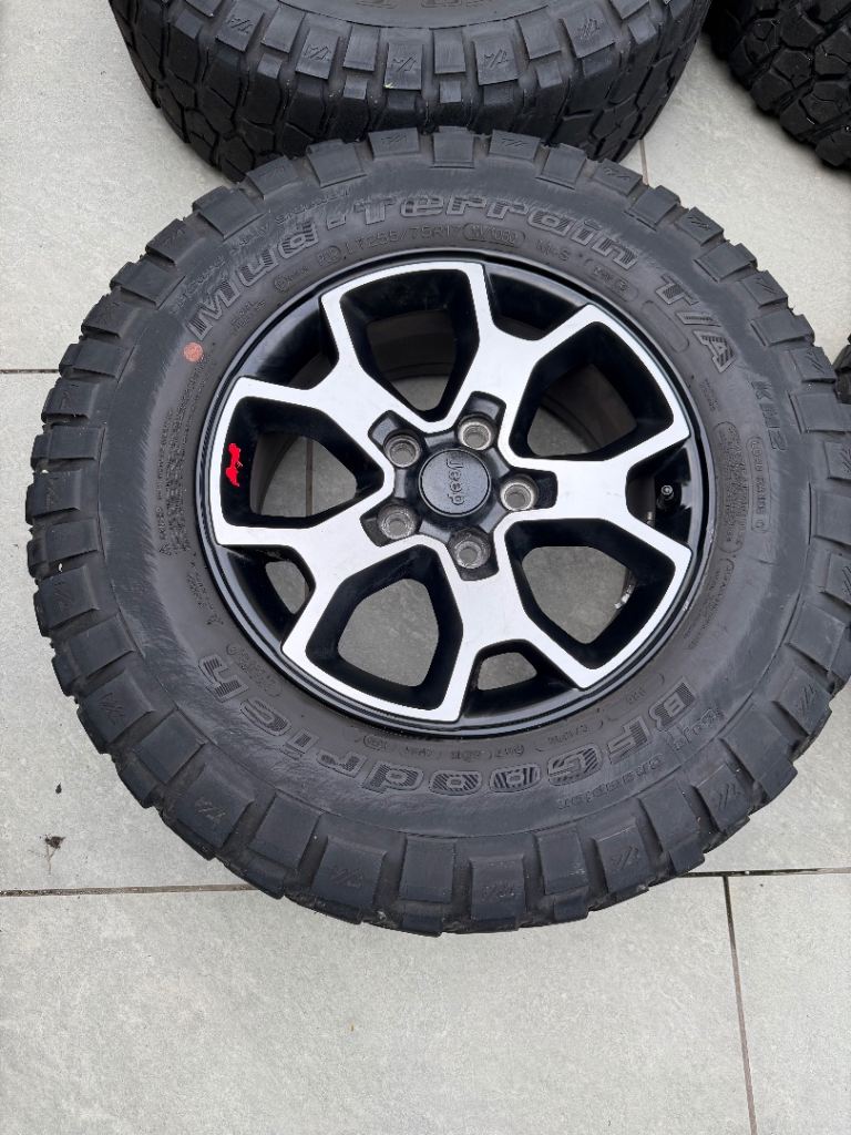 Jeep Wrangler 17" Wheels and Tyres