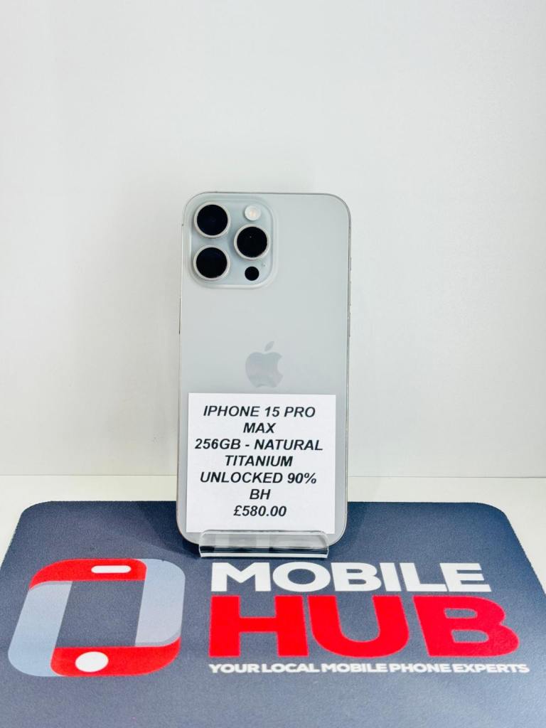 image for ✅ APPLE IPHONE 15 PRO MAX ✅ STORAGE - 256GB  ✅ COLOUR - NATURAL TITANIUM UNLOCKED 