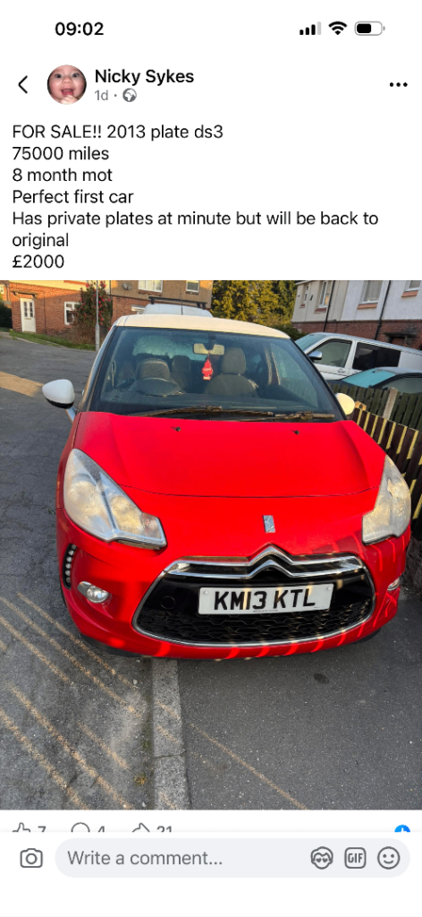 Citroen, DS3, Hatchback, 2013, Manual, 1598 (cc), 3 doors