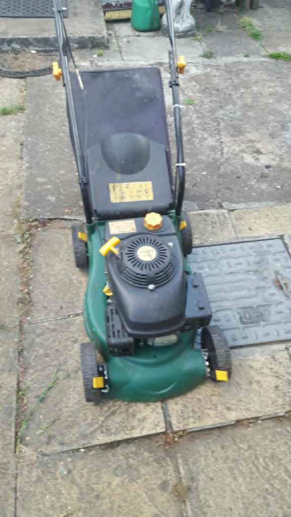 Petrol Lawnmower – Green, Good Working Order