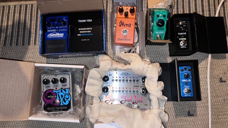 Guitar pedals and guitar for sale/trade