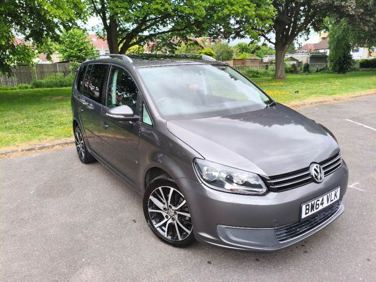 64 VW Touran 1.6TDI ULEZ BlueMotion Auto Top Spec Low Mileage 7-speed DSG Pan Roof Leather Seats 