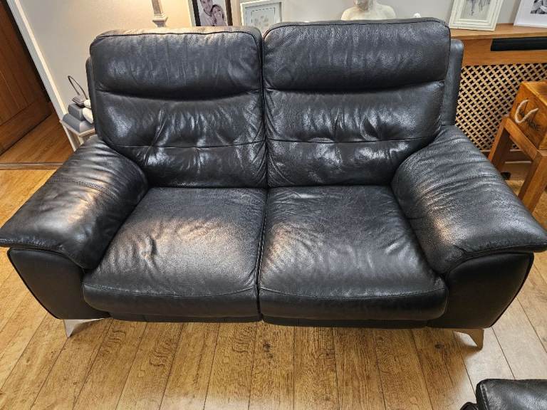 Sofology leather sofas. 3 and 2 seater. 