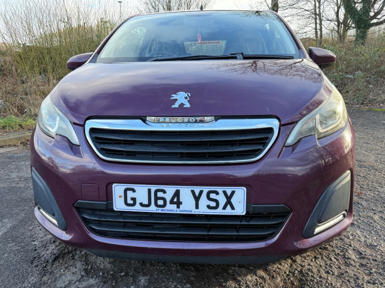 2014 Peugeot 108 1.0 Active 3dr HATCHBACK Petrol Manual