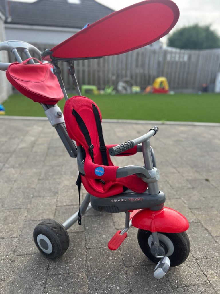 Smart-Trike Baby Tricycle with Sun Canopy – Good Condition