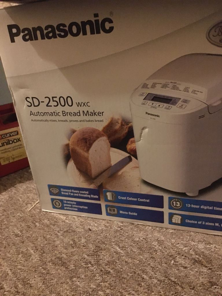 Panasonic sd-2500 breadmaker