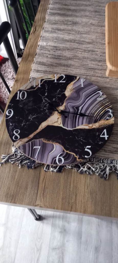 Small Wooden Clock 11.8