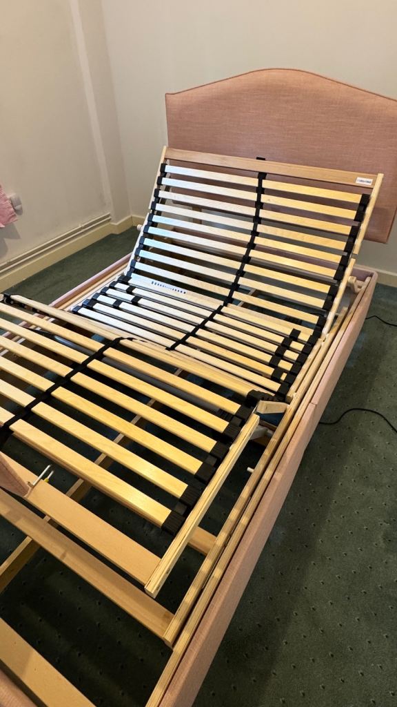 4ft Small Double Adjustable Electric Bed Frame 