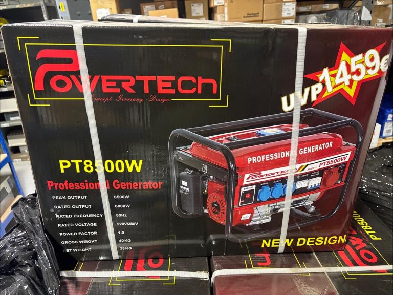 powertech 8500w portable generator
