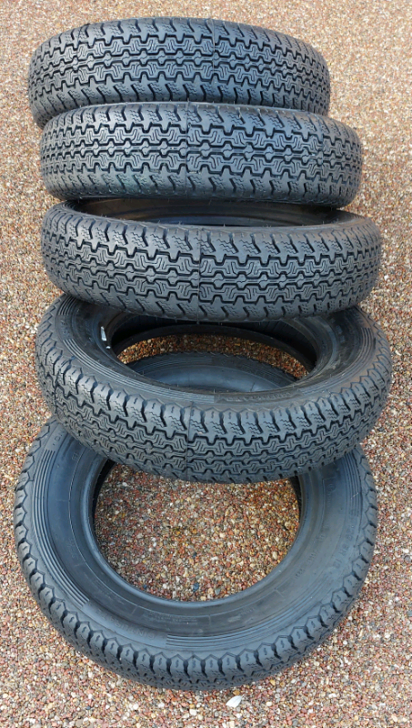 5x Pirelli Cinturato 125SR12 CN54 tryes 12inch 125/80/12