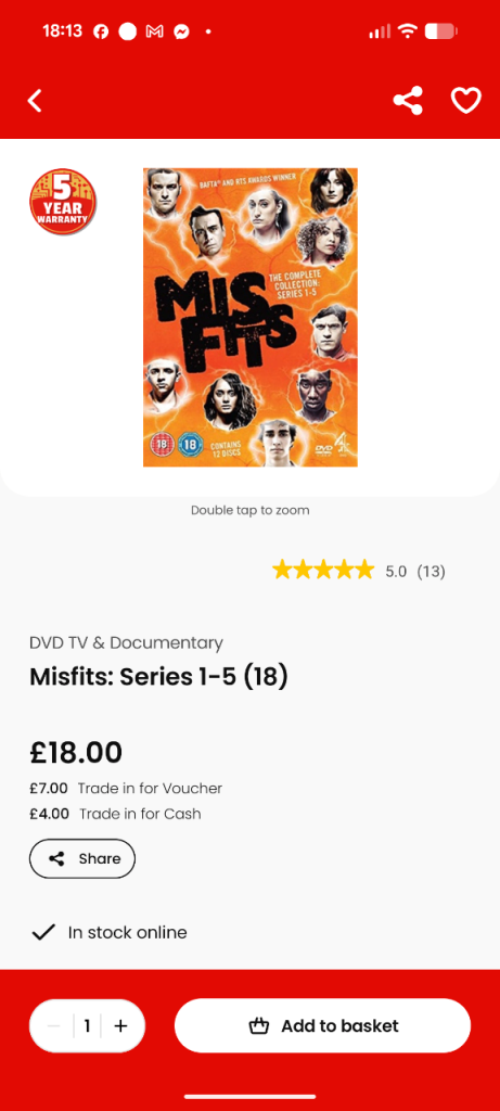  Mis fits full set  brilliant series shop 