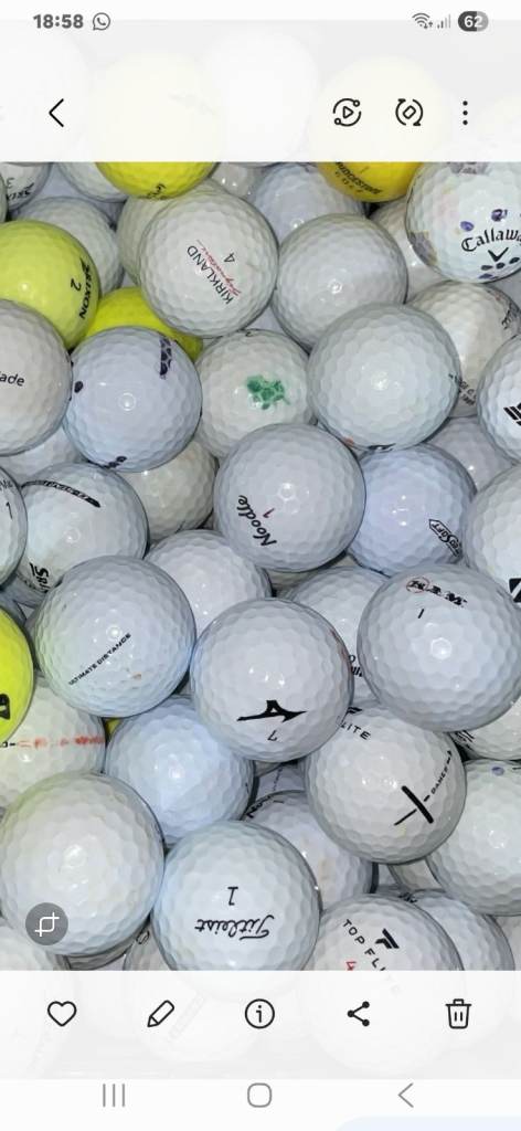 Golf Balls, 60 for only £10. 