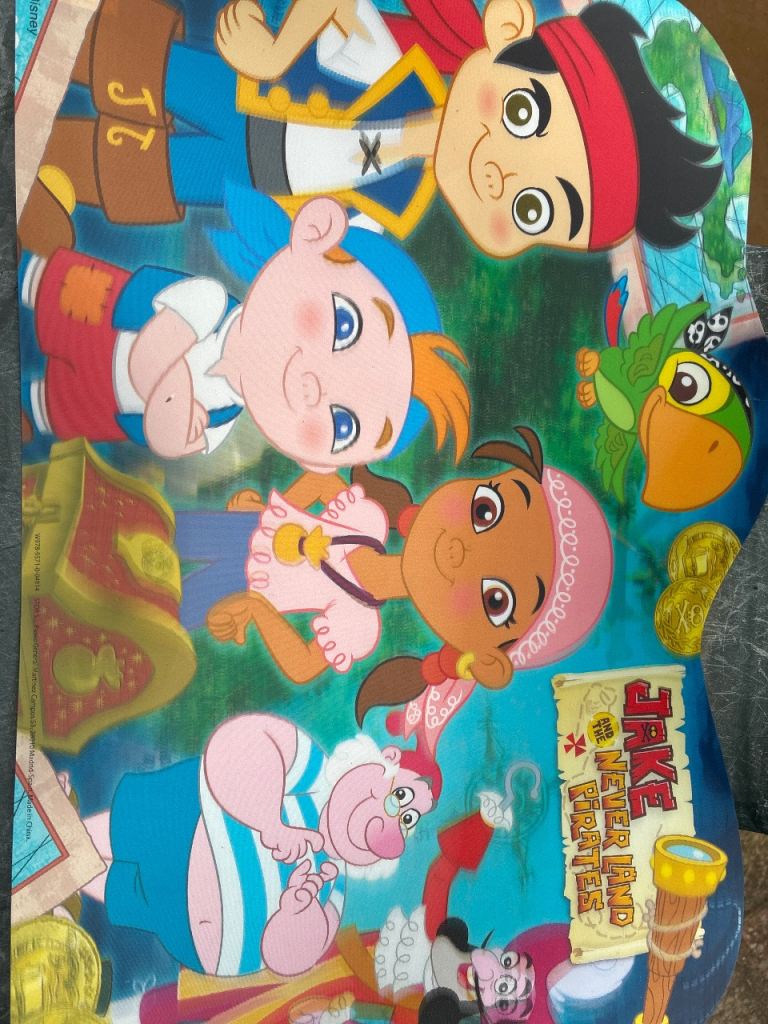 Jake and the Never Land Pirates.table Placemat  /Activity Toy