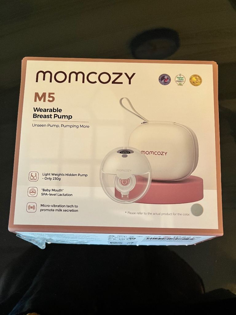 Momcozy M5 Wearable Breast Pump - Preloved in Box