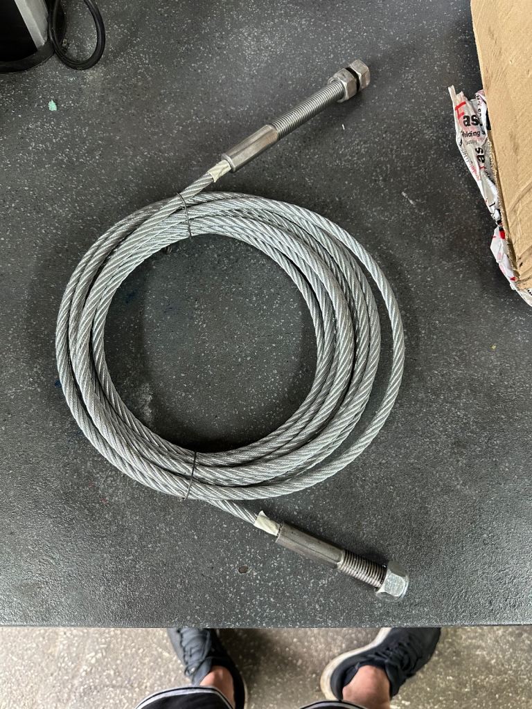 Hydraulic Cable For A 4 Tonne 2 Post Ramp