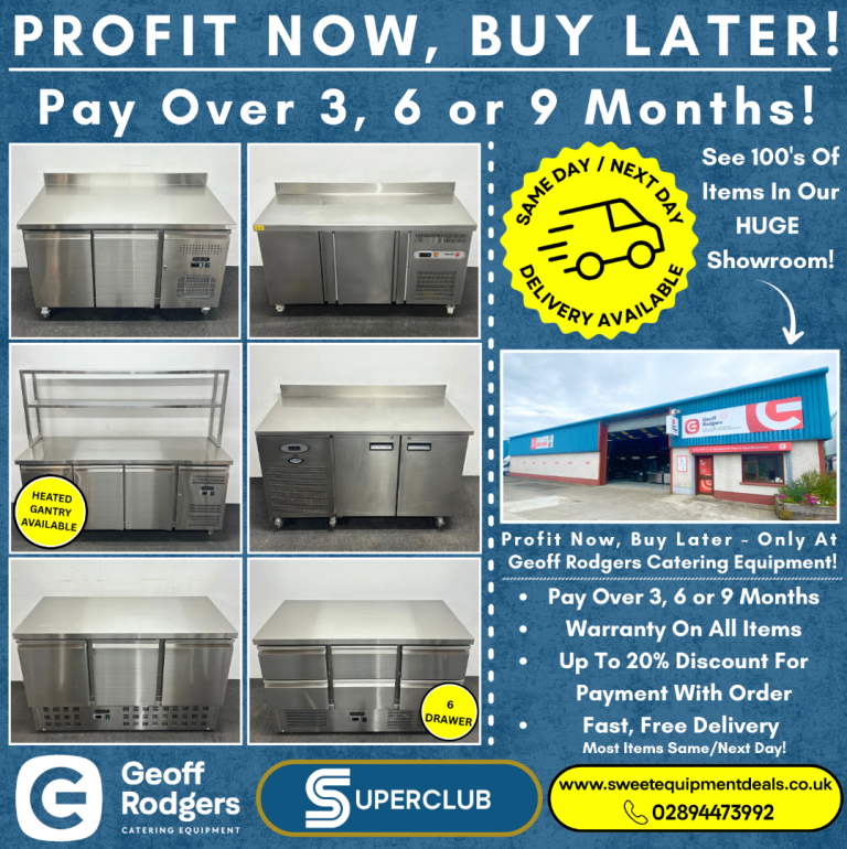 PROFIT NOW, BUY LATER! - New & Used  Commercial Counter Fridges - Pay Over 3/6/9 Months!