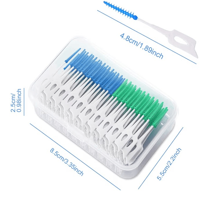 Tooth Floss Picks Interdental 2x200