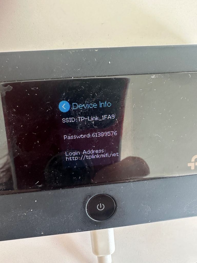 Portable router - tp link 