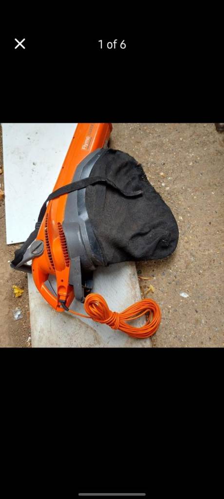 Flymo garden vac blow suction cord