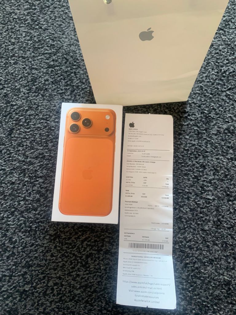 iPhone 17 Pro Max – 1TB – Cosmic Orange – Unlocked