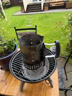 Free MINI Charcoal BBQ – Used, Good for Summer Grilling