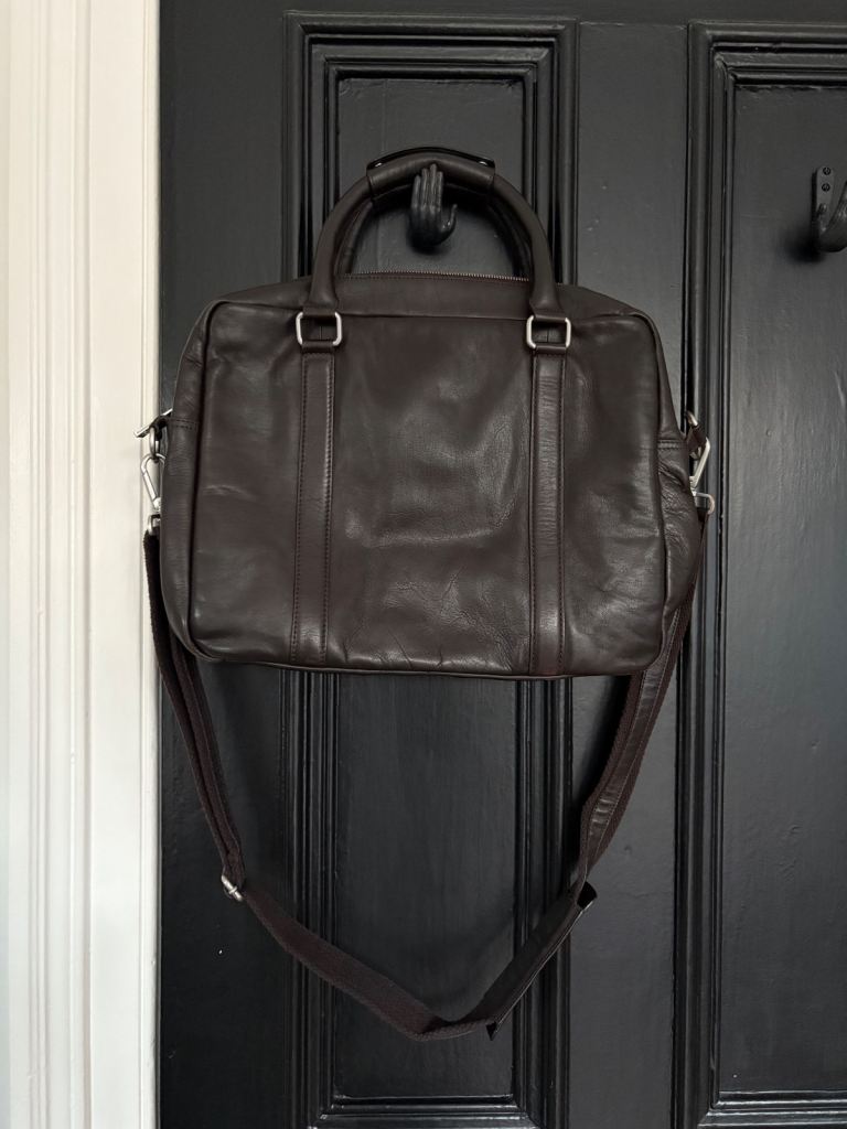 Hammond & Co Black Leather Bag