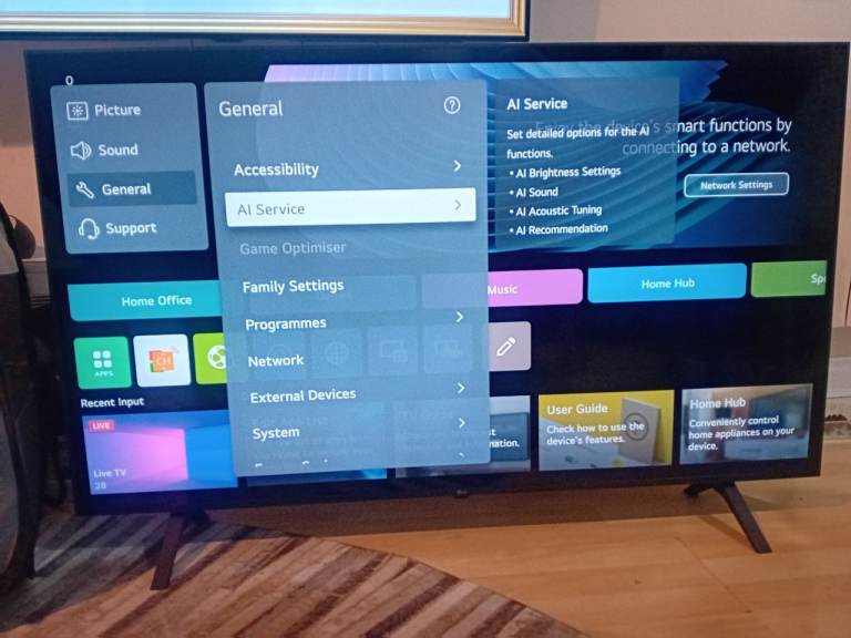 LG 50UR78006LK 50-inch Smart TV – Near New Condition