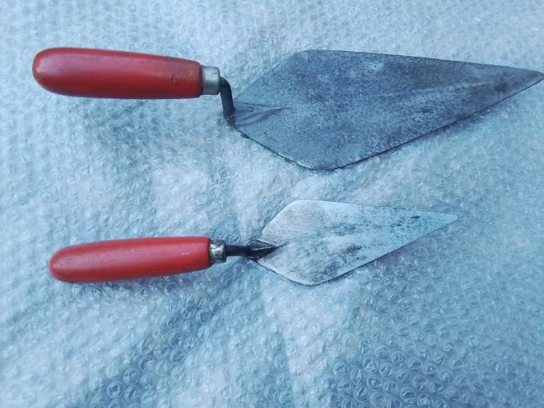 A Pair of builders Trowels