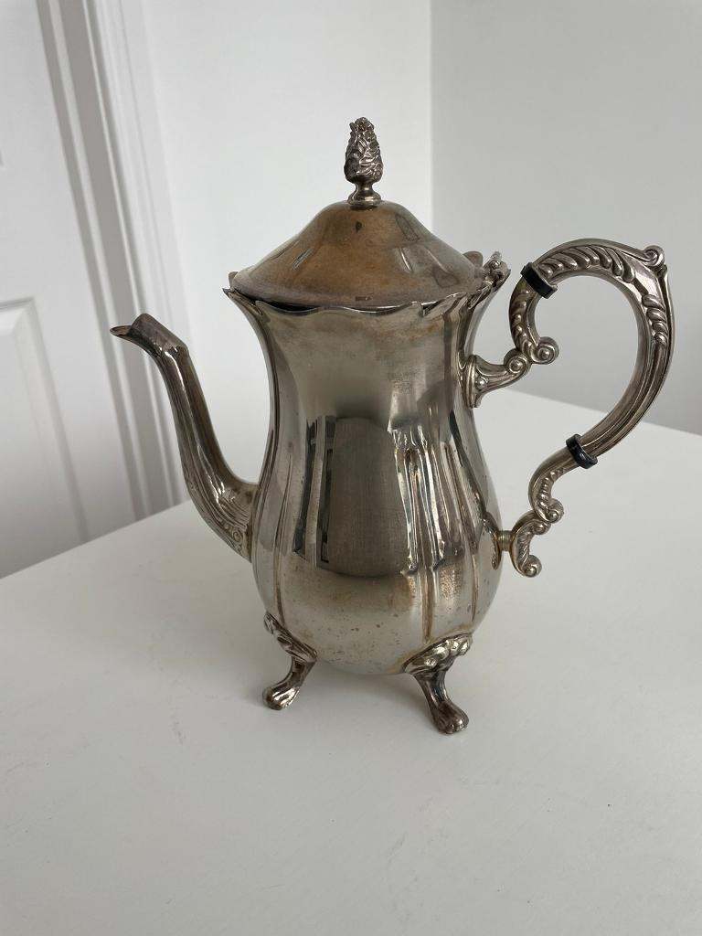 Silver coffee teapot 