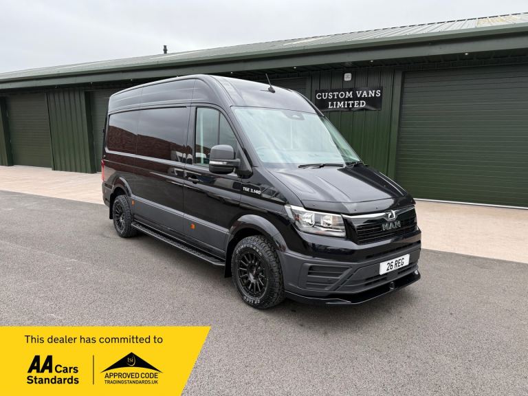2026 MAN TGE 3.140 LION XC AUTO VAN CRAFTER BLACK