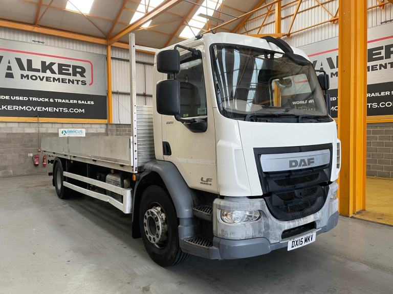 DAF LF 220 *EURO 6* 18 TONNE 4X2 DROPSIDE FLATBED - 2015 - DX15 MKV