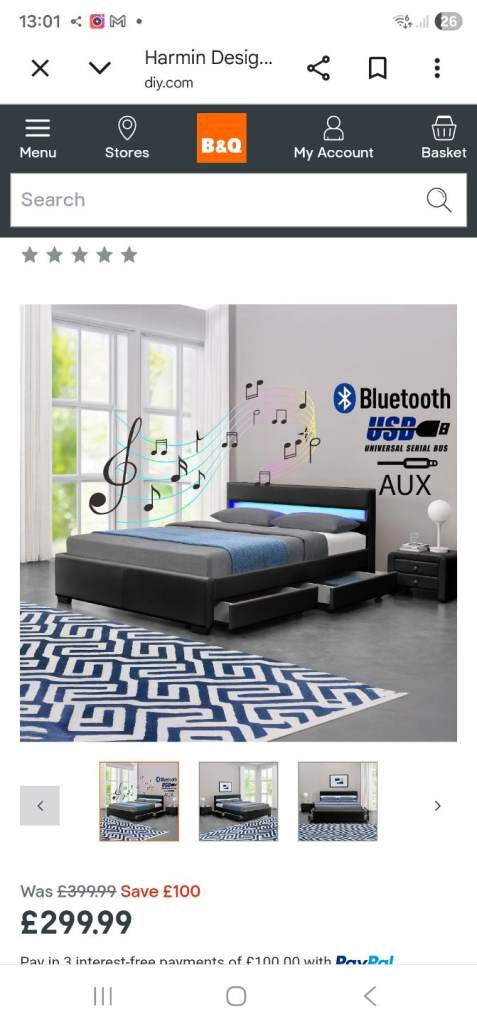 Bluetooth double bed