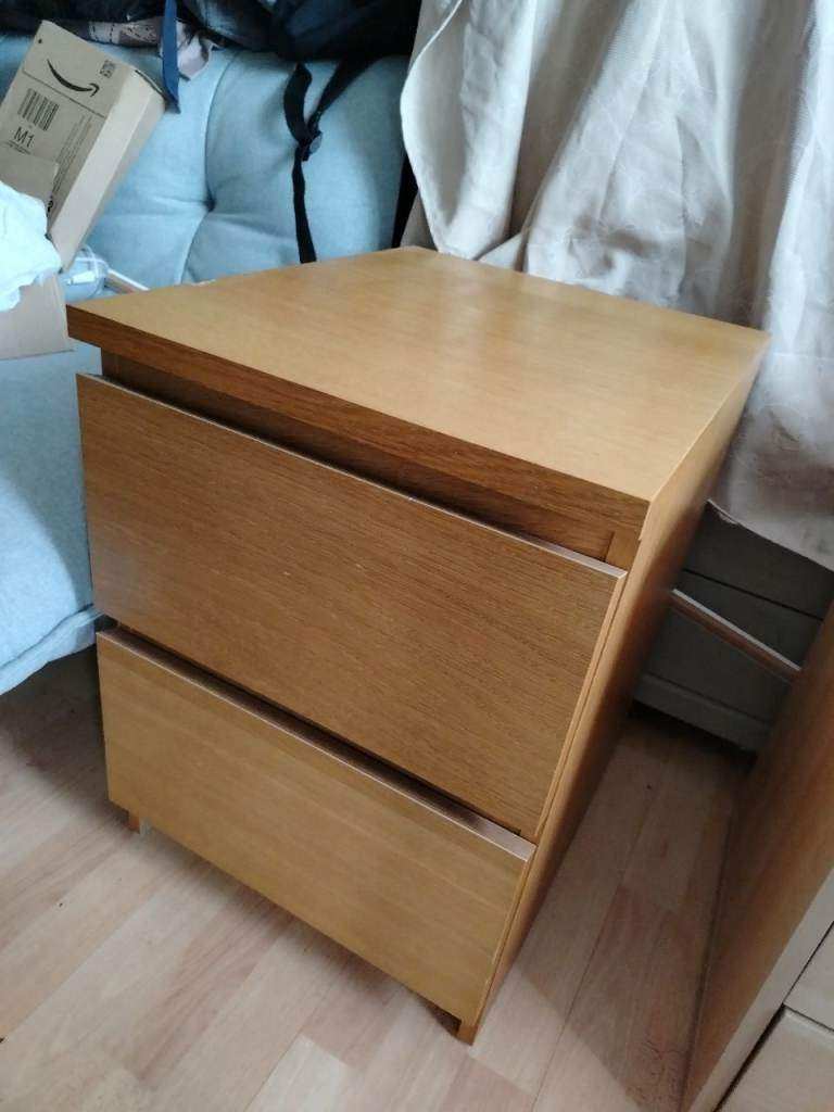 Ikea Malm bedside cabinet - 2 drawers