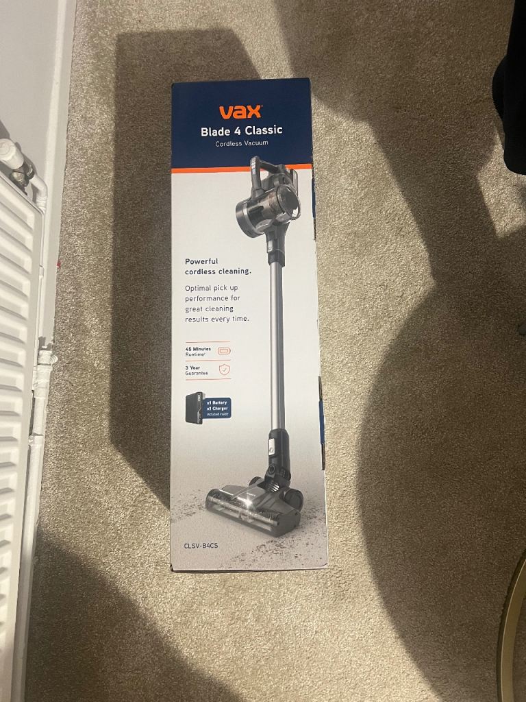 Brand spanking new VAX BLADE 4 CLASSIC CORDLESS HOOVER