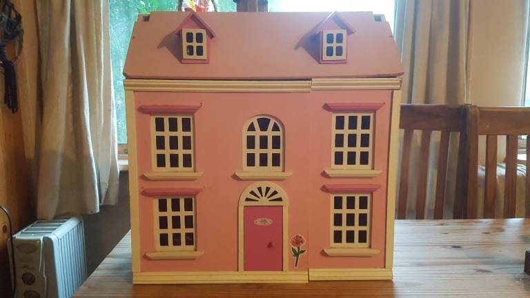 Wooden dolls house