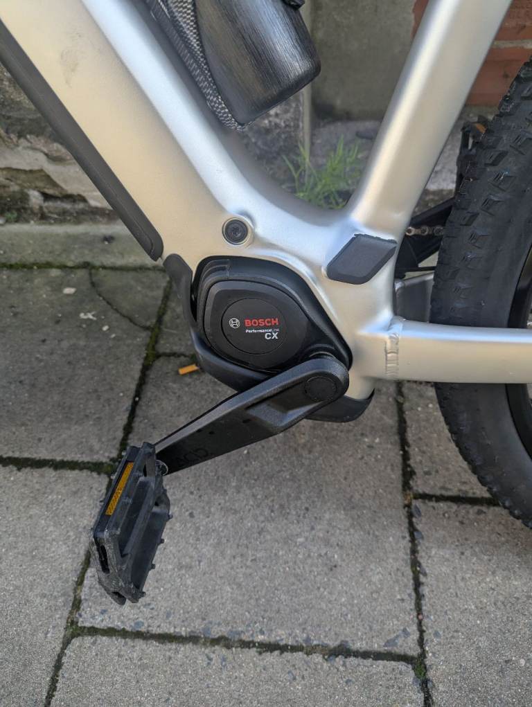 Cube Reaction 800 Electric Mountain Bike - Silver, As Good As New for Sale