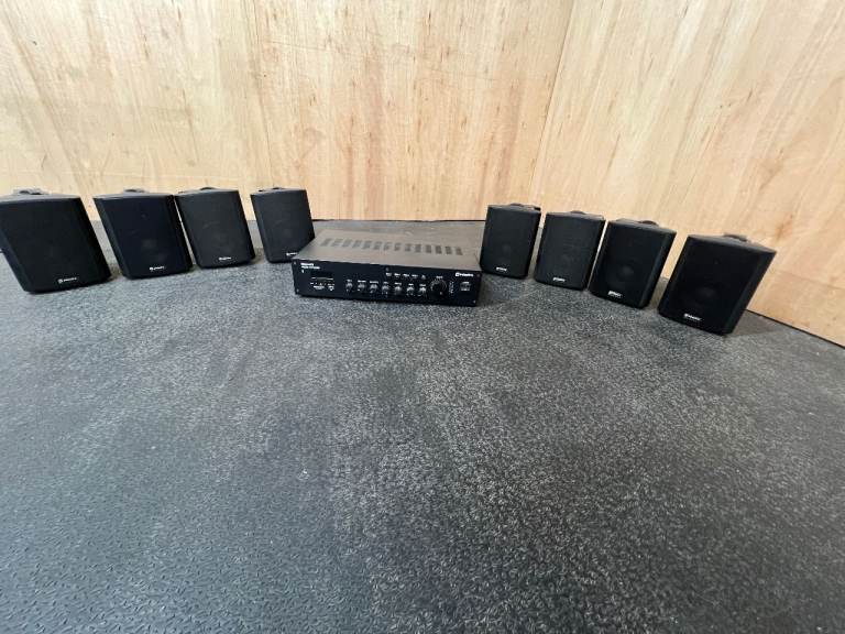 Adastra RM240SB Amplifier and 8 Speakers