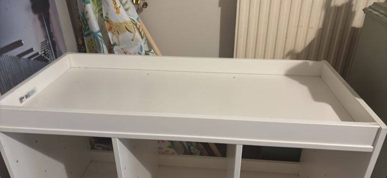 IKEA TROFAST storage with clear tubs 