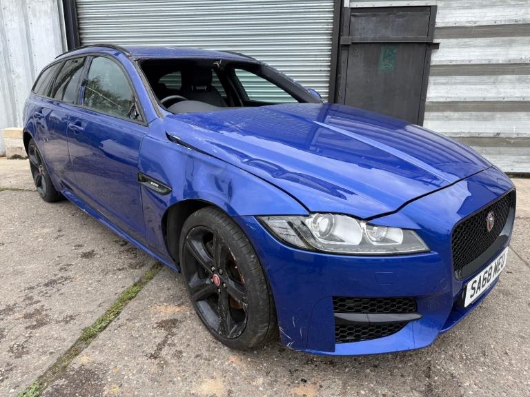 2019 68 REG JAGUAR XF R-SPORT ESTATE 2.0TDi AUTO DAMAGED REPAIRABLE SALVAGE