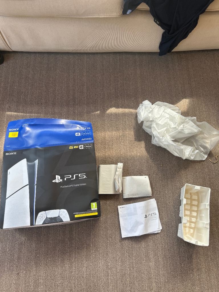 Sony ps5 digital edition box only