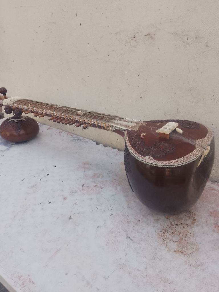 🛑 SUPERB QUALITY AND UNIQUE 'INDIAN' SITAR INSTRUMENT 