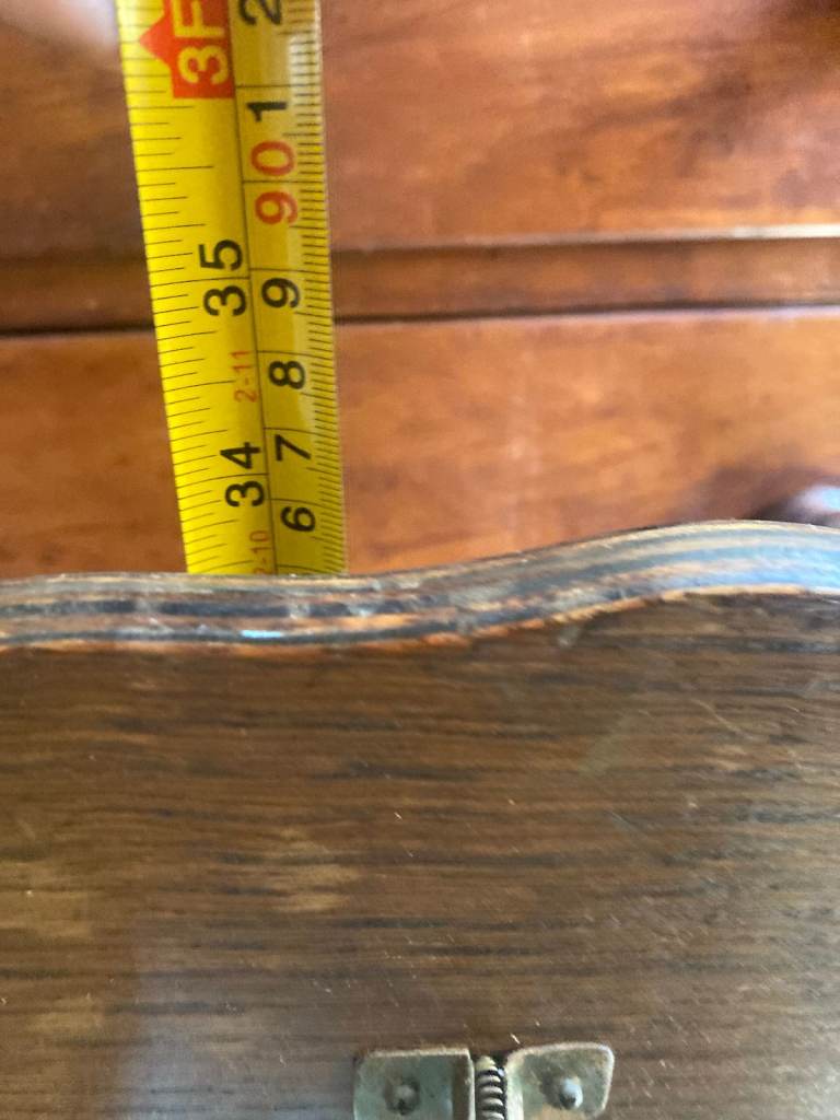 Vintage (antique?) table with hidden compartment 'Reasonable offers accepted'