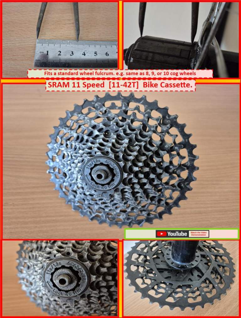 SRAM 11 Speed Bike Cassette.